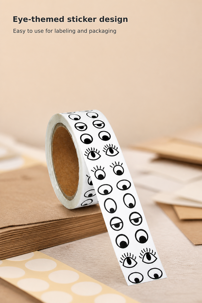 White Round Sticker Labels – 2,000 per Roll